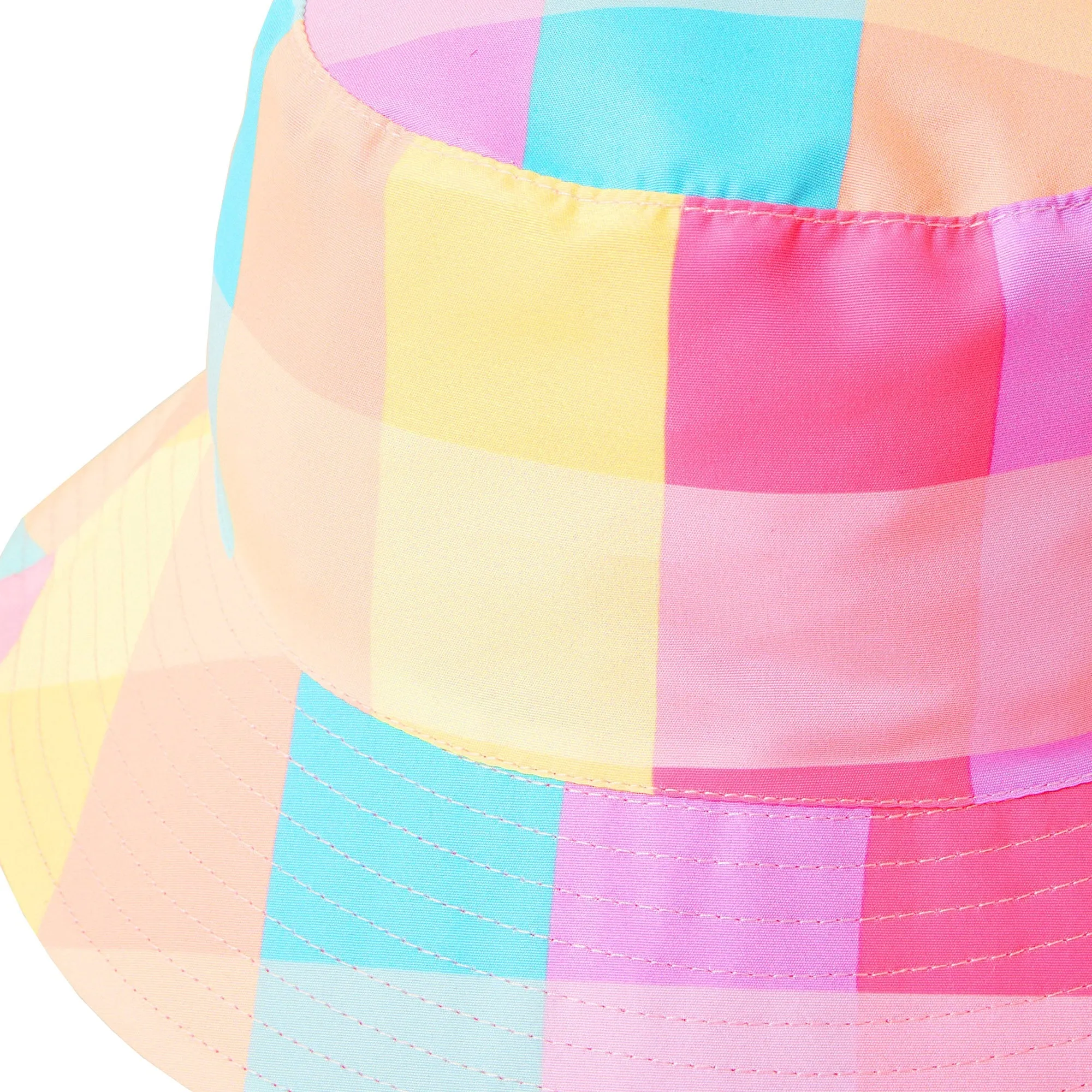 Accessorize London Girl's Check Bucket Hat  (7-12 Years)