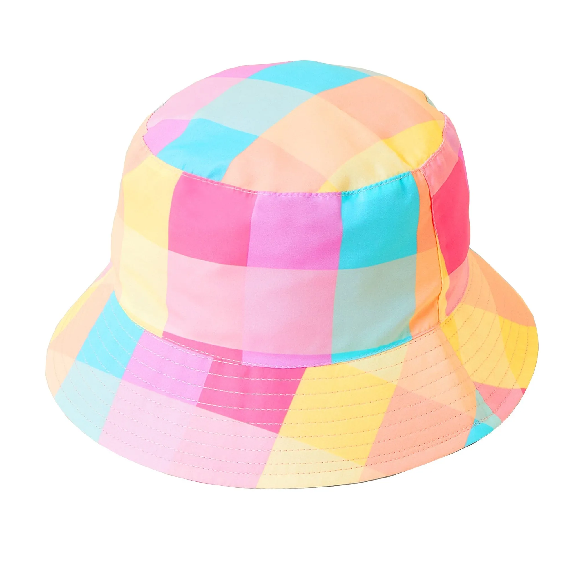 Accessorize London Girl's Check Bucket Hat  (7-12 Years)