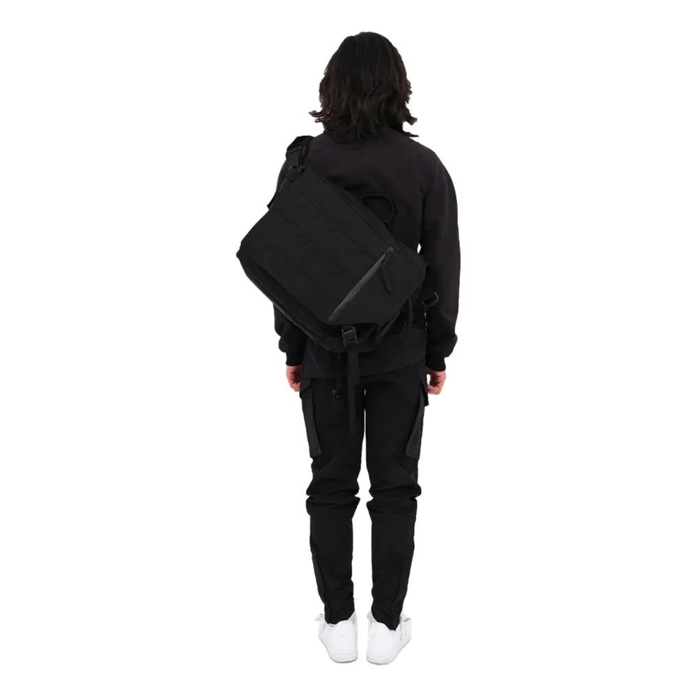 ALPHAGRID AG_B02 MESSENGER BAG-BLACK