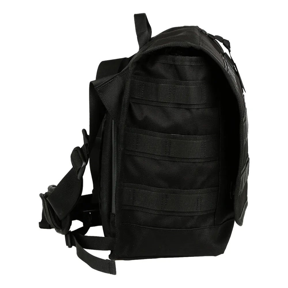 ALPHAGRID AG_B02 MESSENGER BAG-BLACK