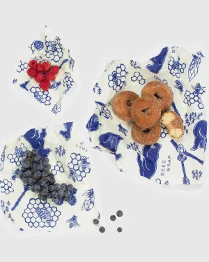 Bees & Bears Reusable Food Wrap 3-Pack