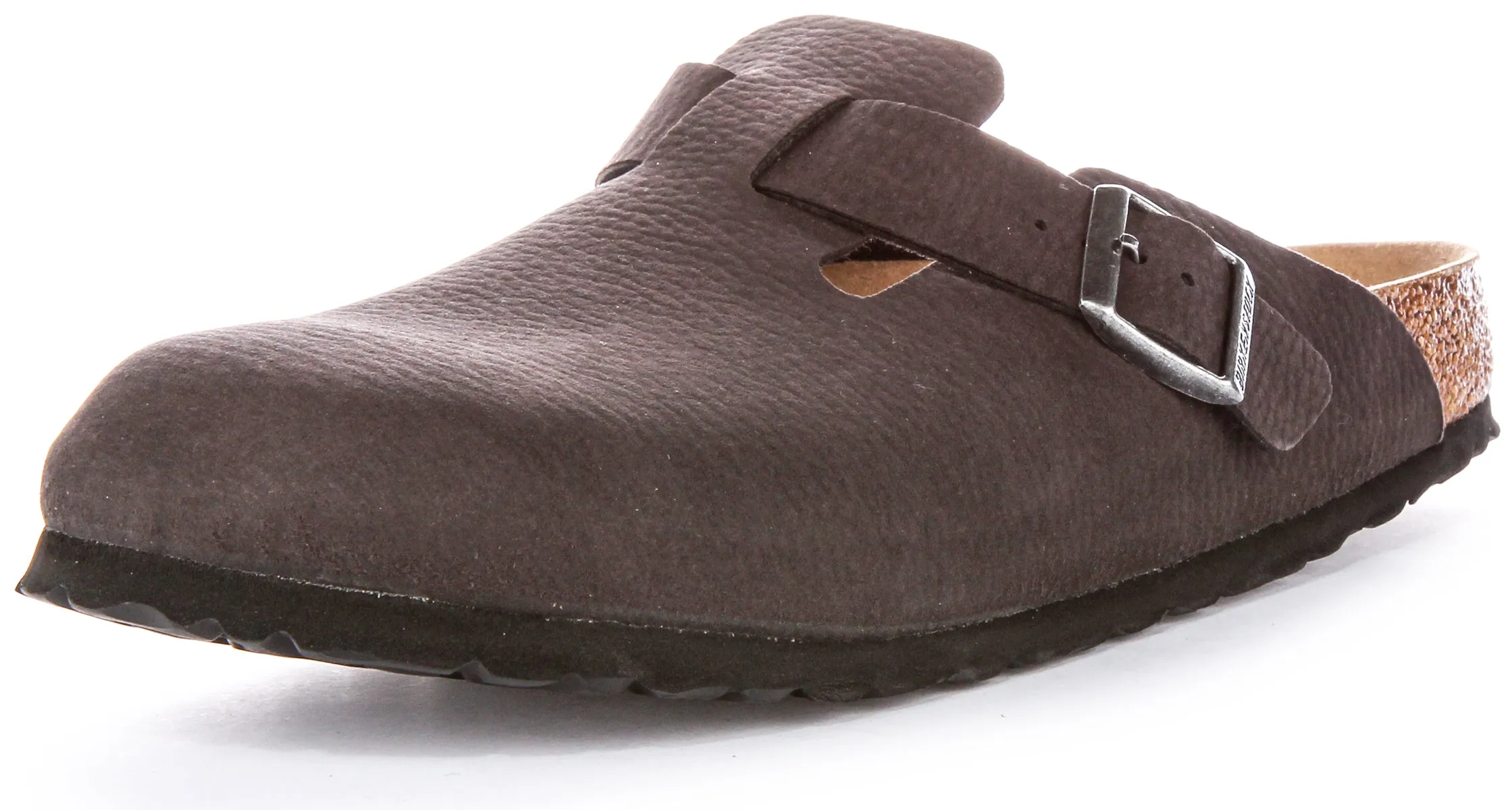 Birkenstock Boston Bs In Black Charcoal | Narrow Fit