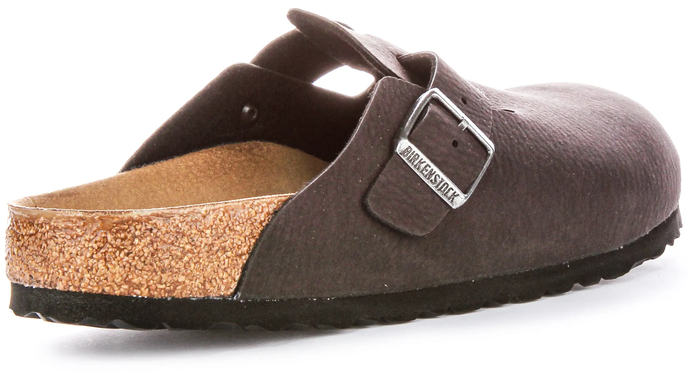 Birkenstock Boston Bs In Black Charcoal | Narrow Fit