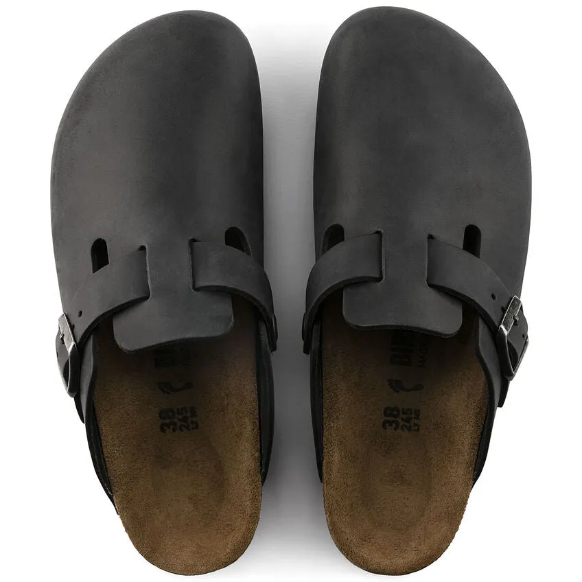     Birkenstock Boston Oiled Leather Black