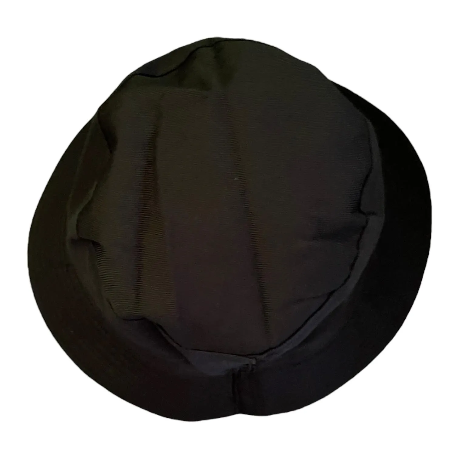 Black Gray Cotton Tie Dye Reversible Bucket Hat OS