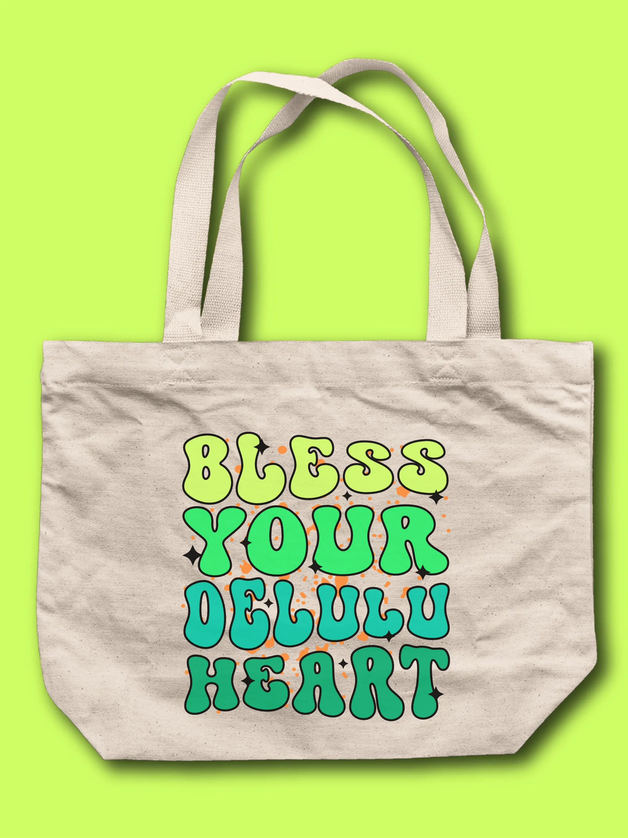 Bless Your Delulu Heart Tote Bag