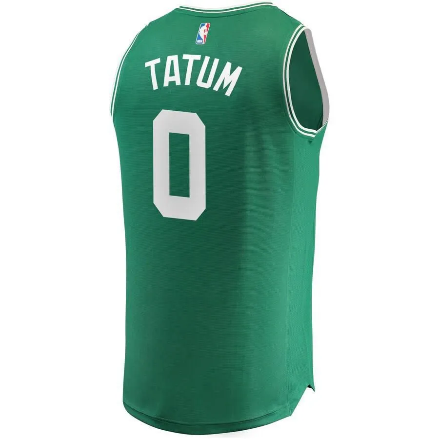 Boston Celtics Jayson Tatum Fanatics Branded Replica Fast Break Icon Jersey Mens - Green | Ireland Y7894O7