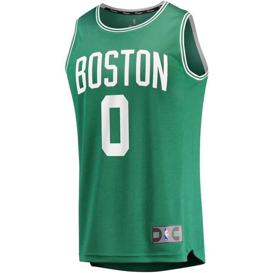 Boston Celtics Jayson Tatum Fanatics Branded Replica Fast Break Icon Jersey Mens - Green | Ireland Y7894O7