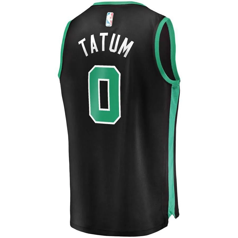 Boston Celtics Jayson Tatum Fanatics Branded Replica Fast Break Player Statement Jersey Kids - Black | Ireland D7050A8