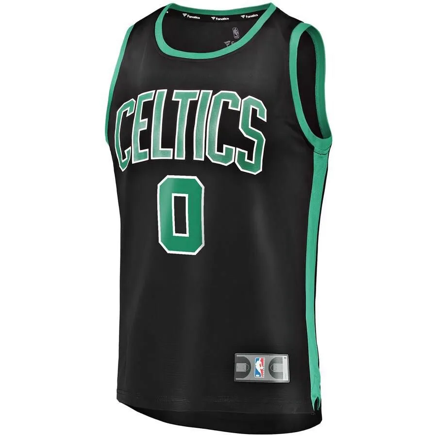 Boston Celtics Jayson Tatum Fanatics Branded Replica Fast Break Player Statement Jersey Kids - Black | Ireland D7050A8