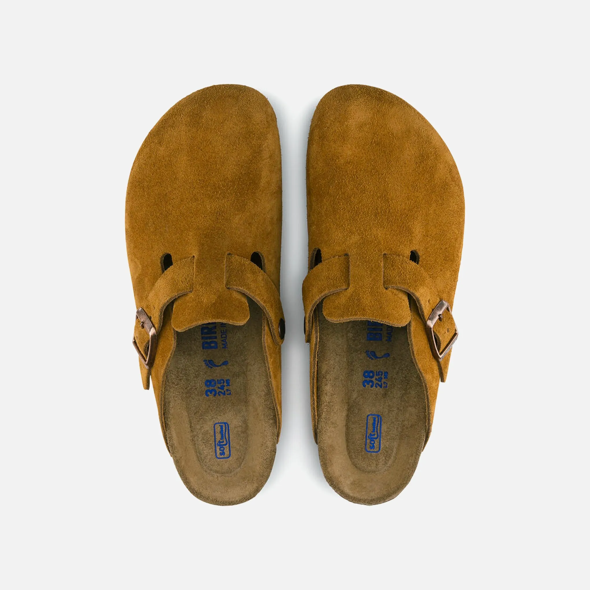 Boston Soft Footbed - Mink Suede