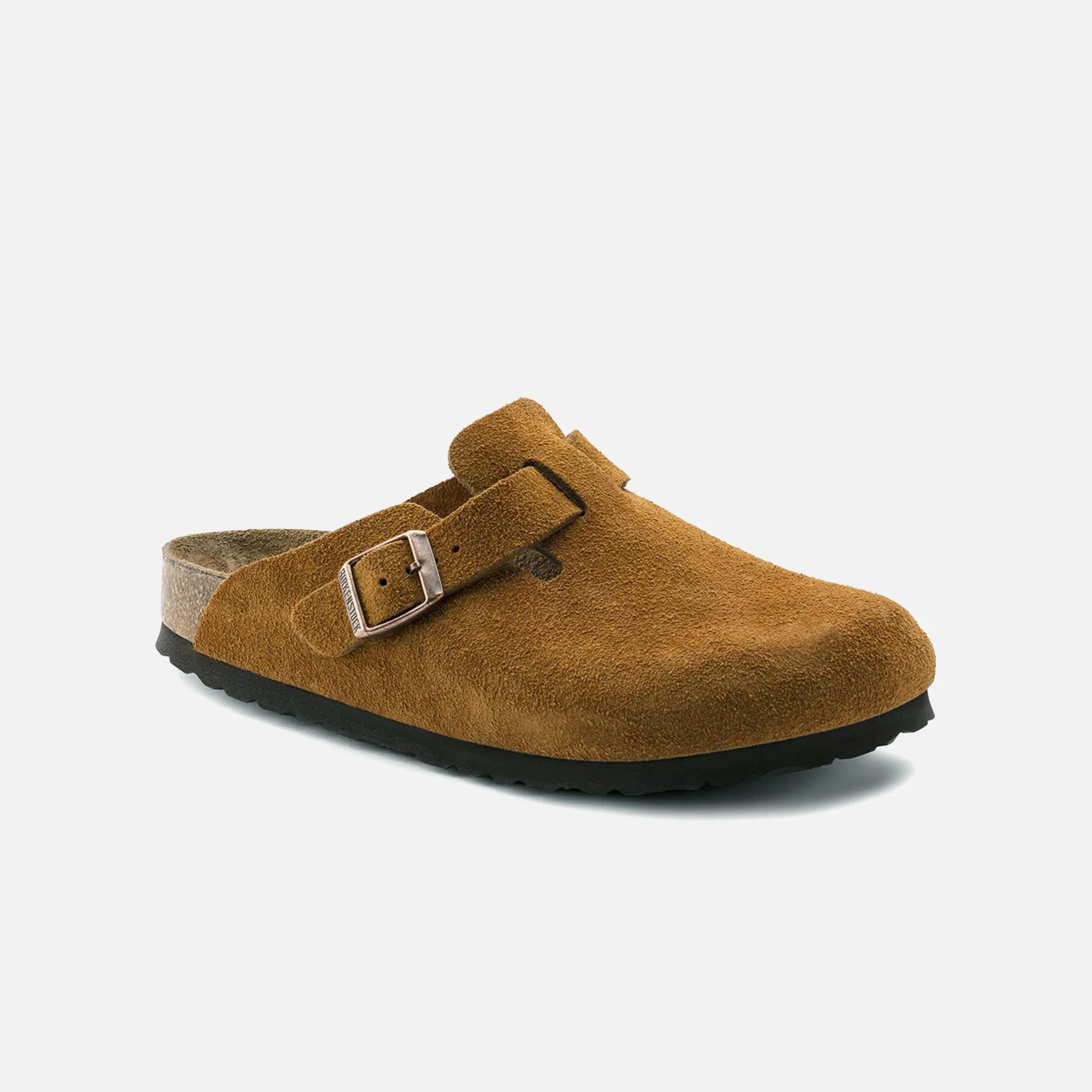 Boston Soft Footbed - Mink Suede