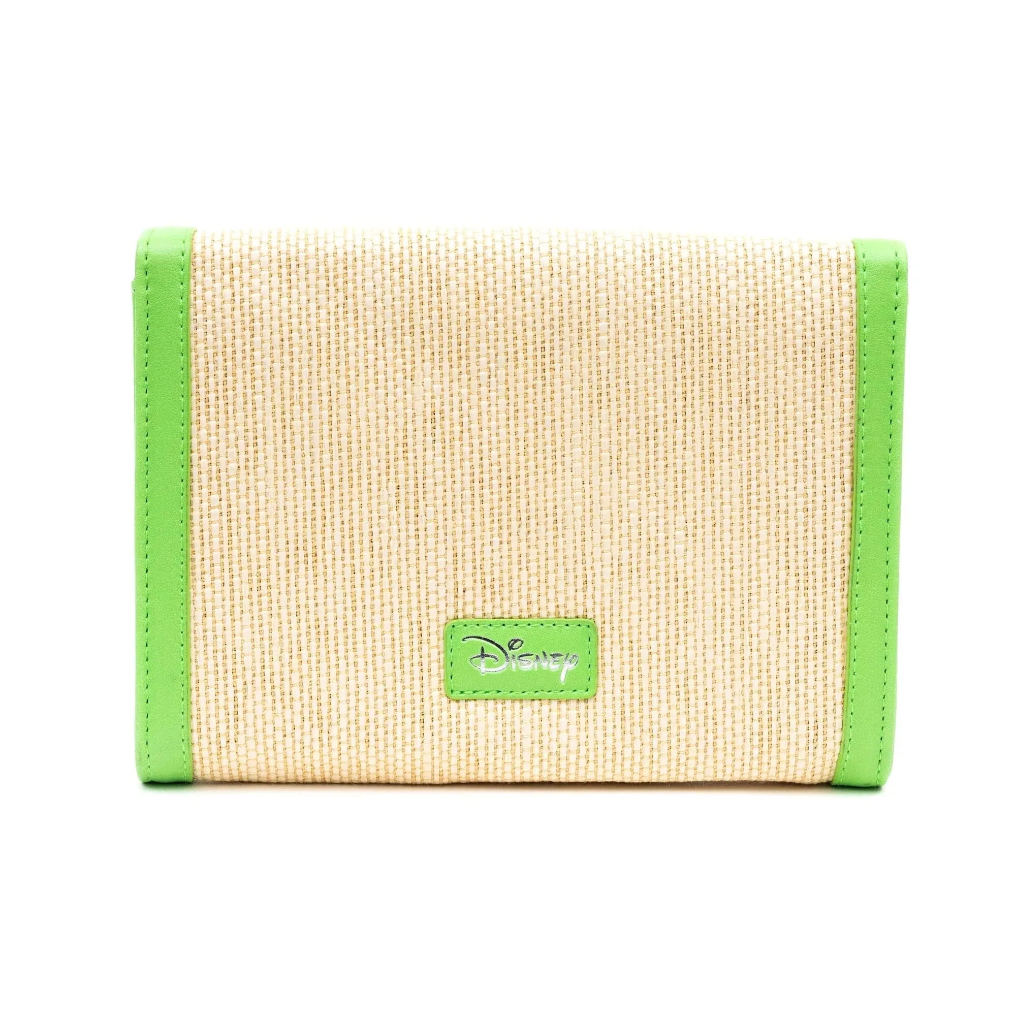 Buckle Down Mickey Mouse Lime Raffia Cross Body Bag