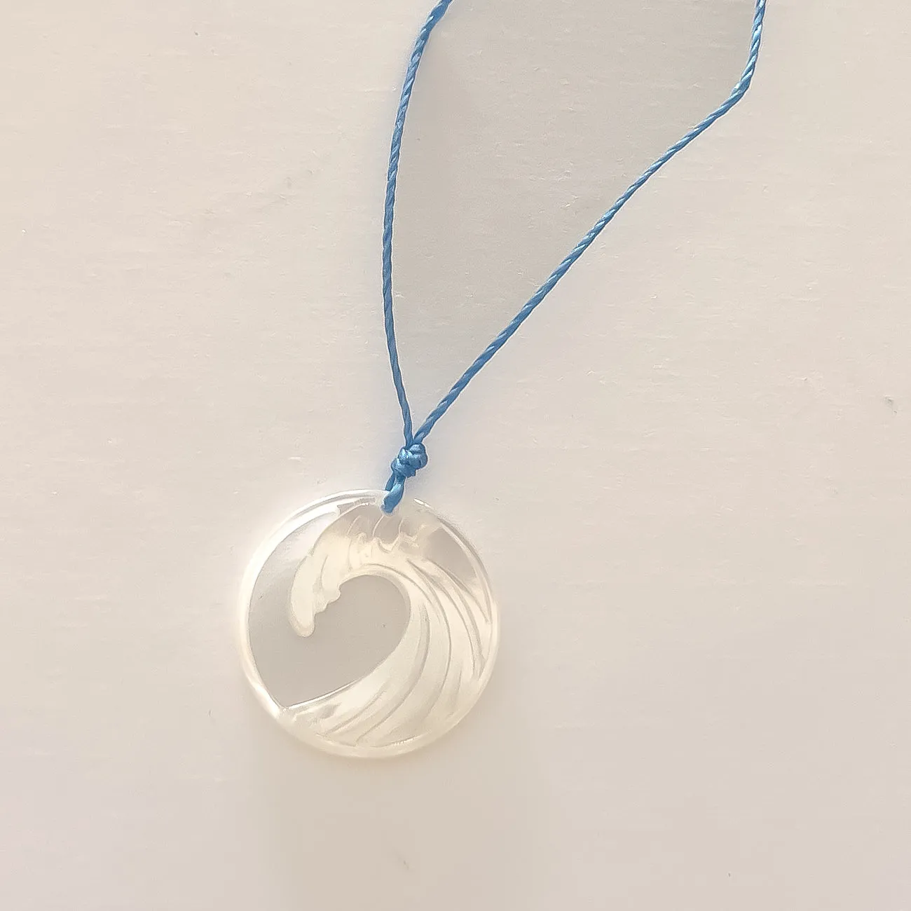 Carved Wave Necklace