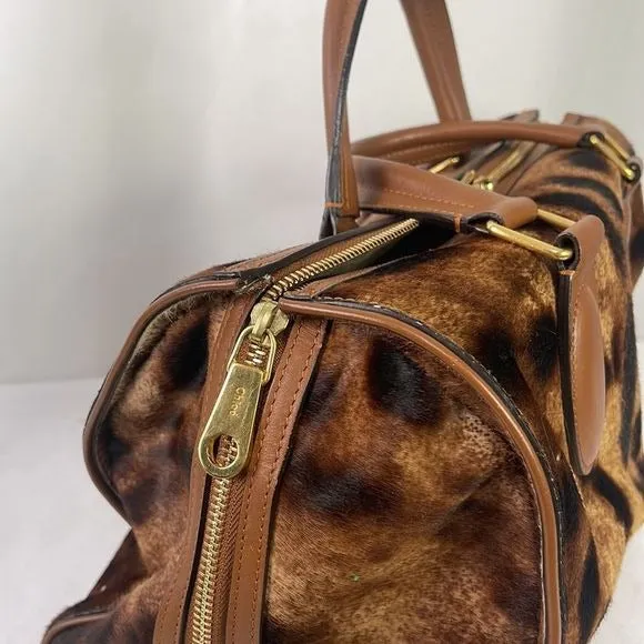 Chloe RunwayLeopard Pony Bag