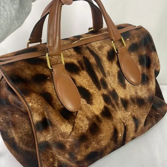 Chloe RunwayLeopard Pony Bag