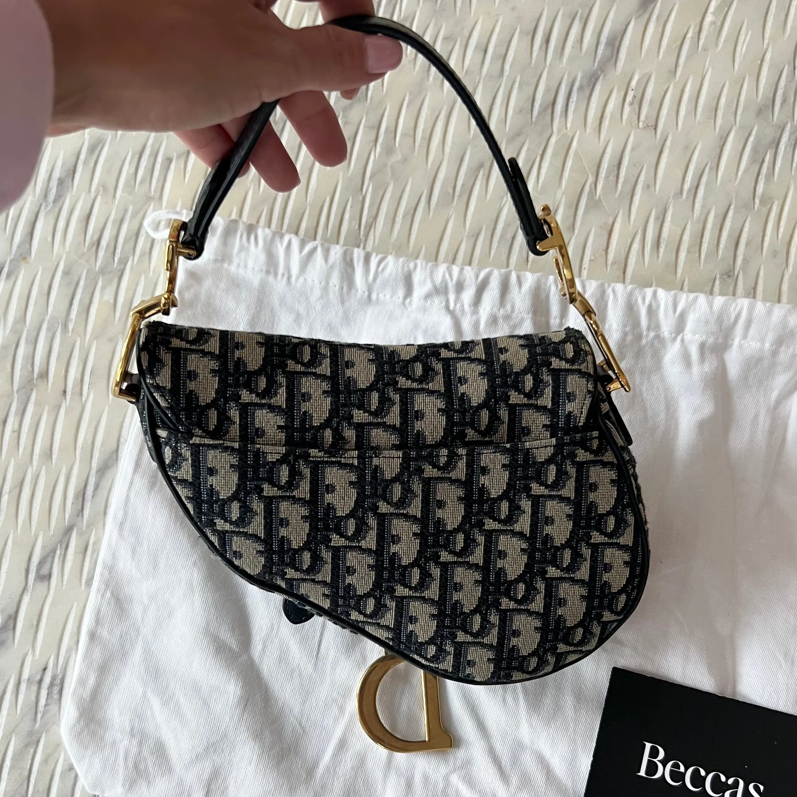 Christian Dior Mini Saddle Bag