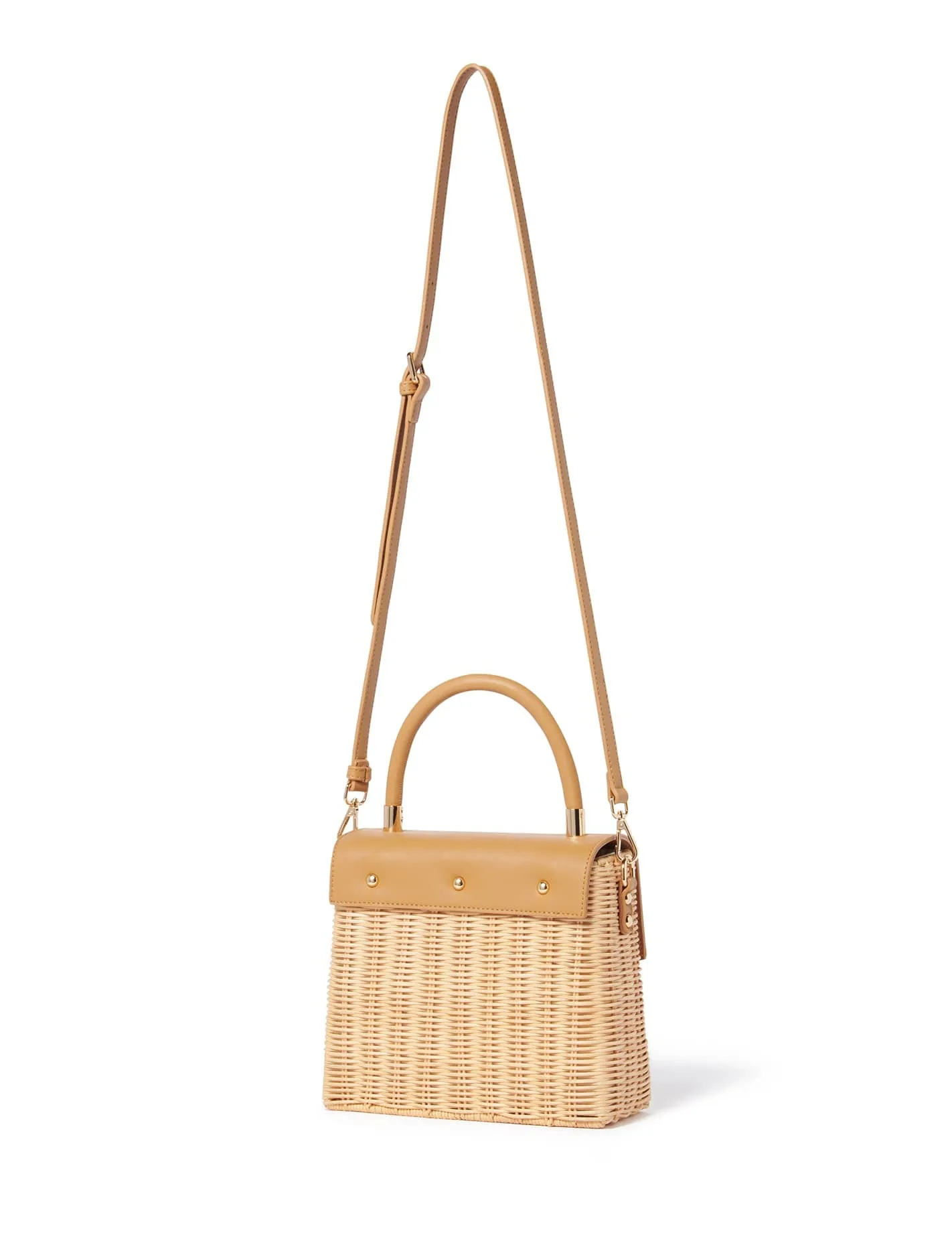 Claire Medium Lock Basket Bag