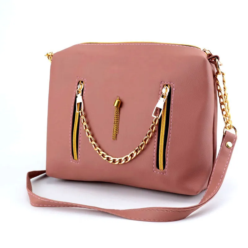 Classic Ch Handbag with Gold Chain Strap Shoulder Bag