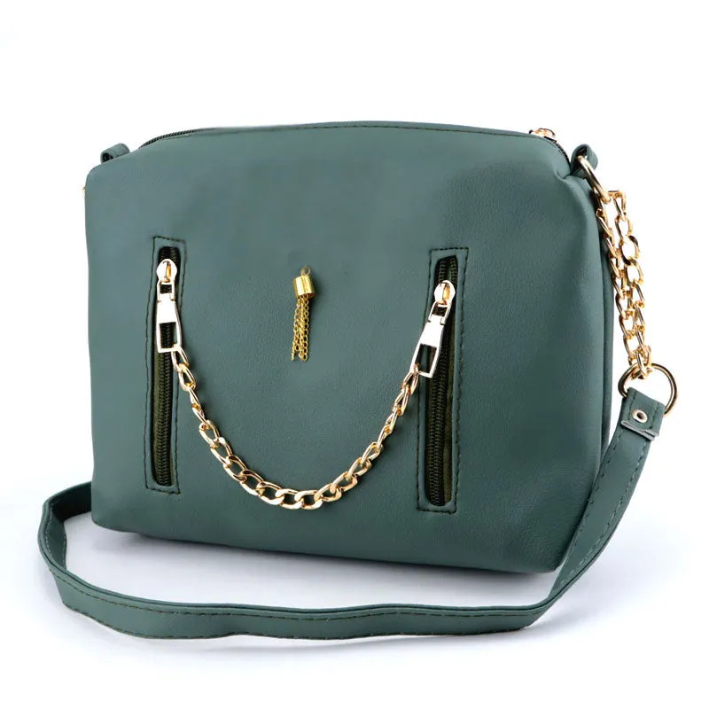 Classic Ch Handbag with Gold Chain Strap Shoulder Bag