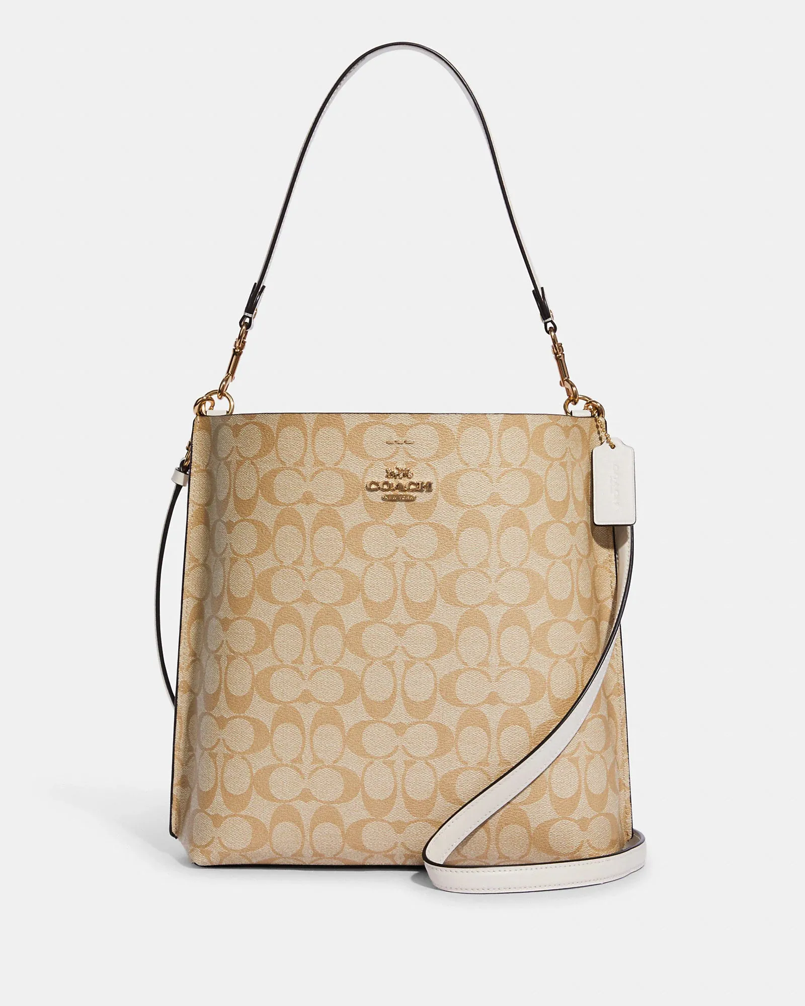 Coach Mollie Bucket Bag In Signature Canvas L