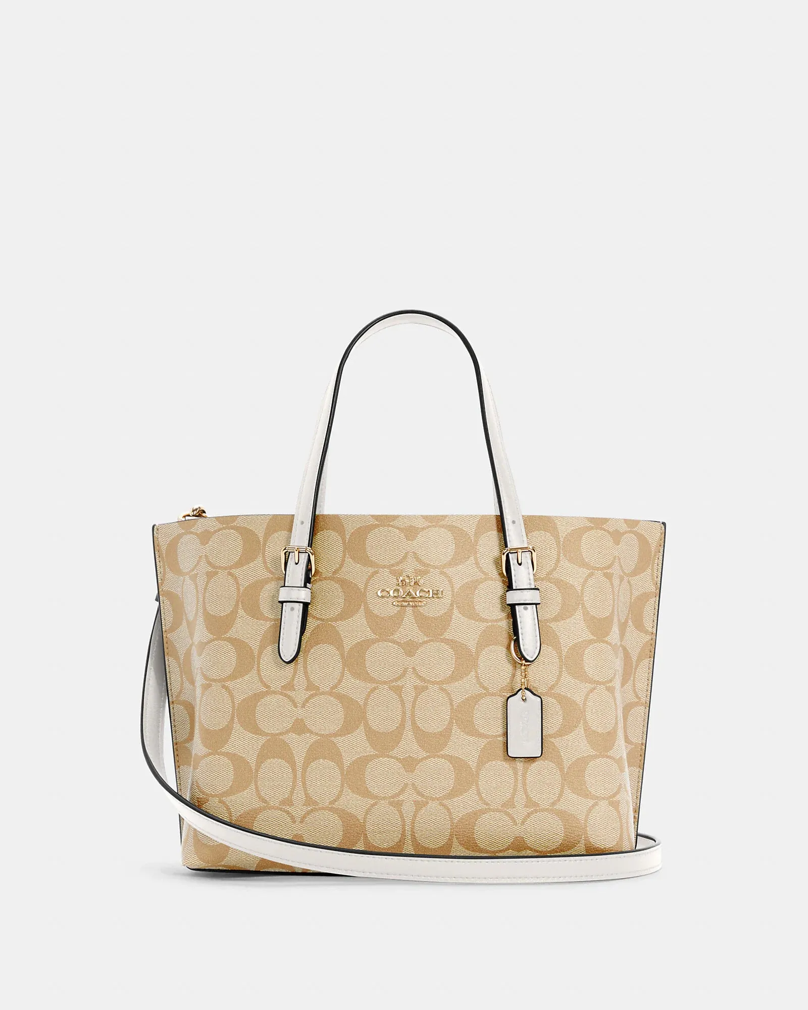 Coach Mollie Tote 25 In Signature Canvas