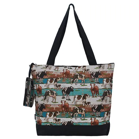 Country Side Moo NGIL Canvas Tote Bag