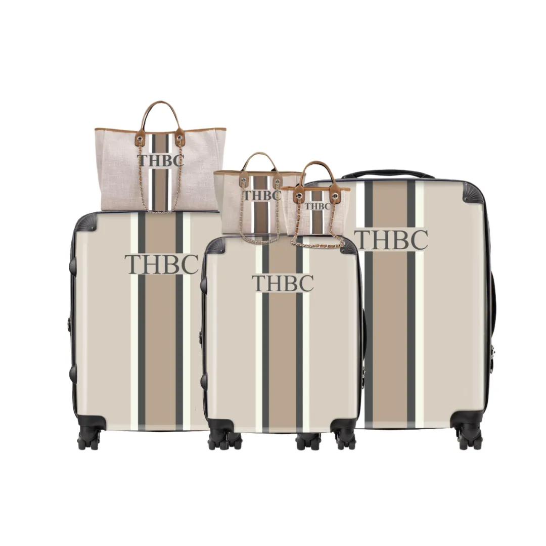 Custom Monogram Luggage