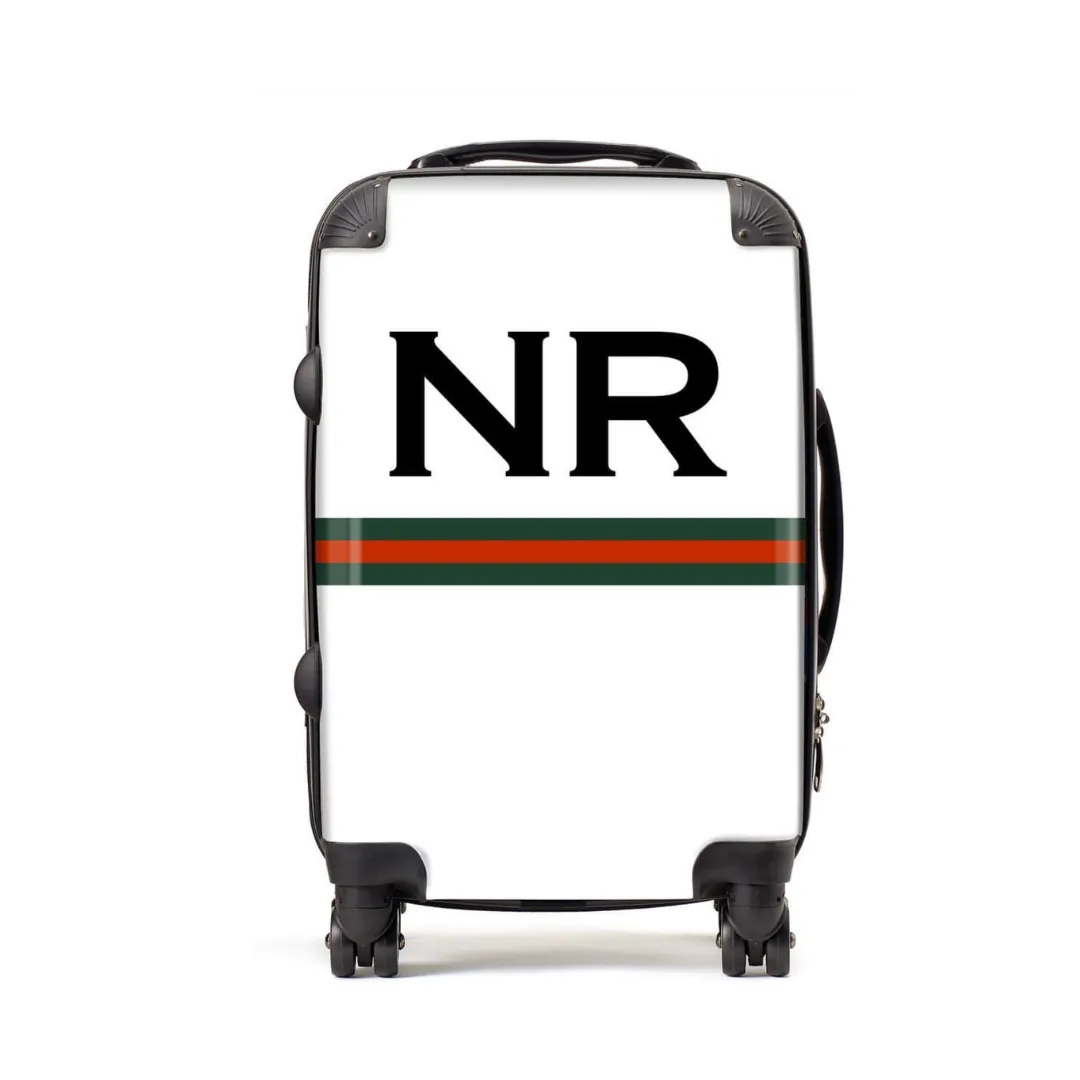 Custom Monogram Luggage