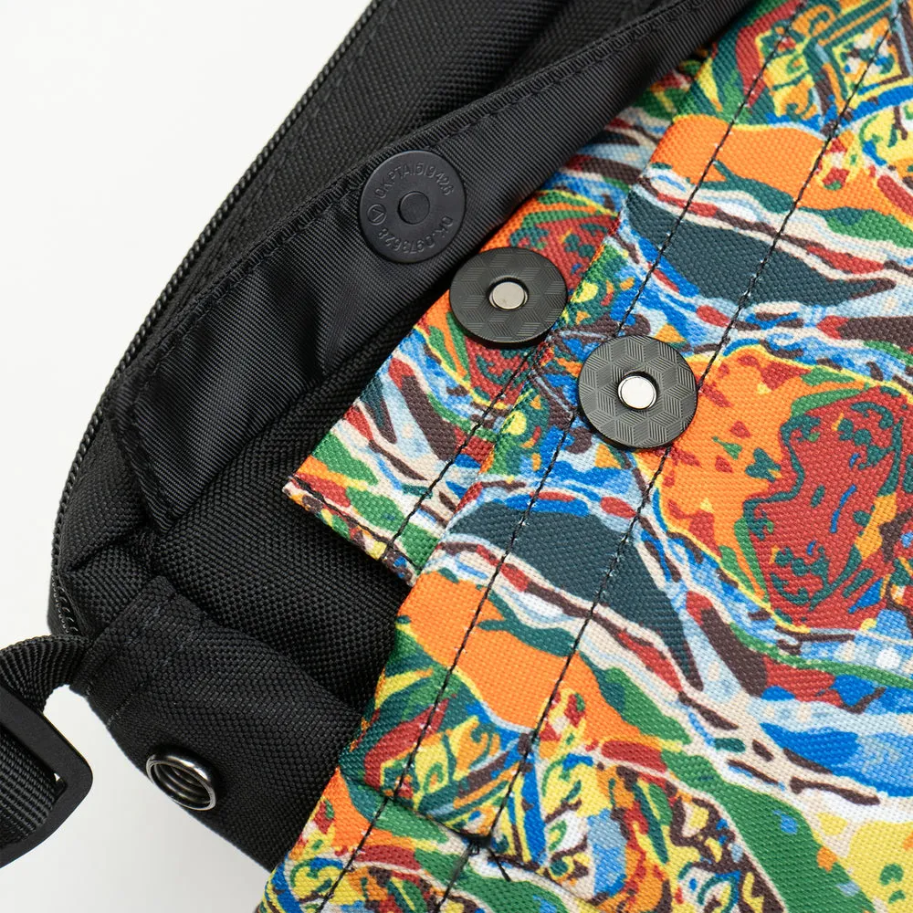 FAIRFAX COOGI PATTERN - 2 WAY MESSENGER TOTE-COOGI PRINT/BLACK