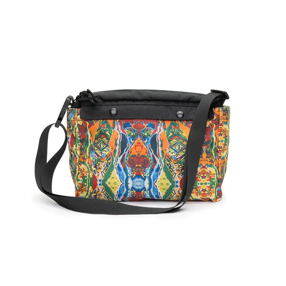 FAIRFAX COOGI PATTERN - 2 WAY MESSENGER TOTE-COOGI PRINT/BLACK