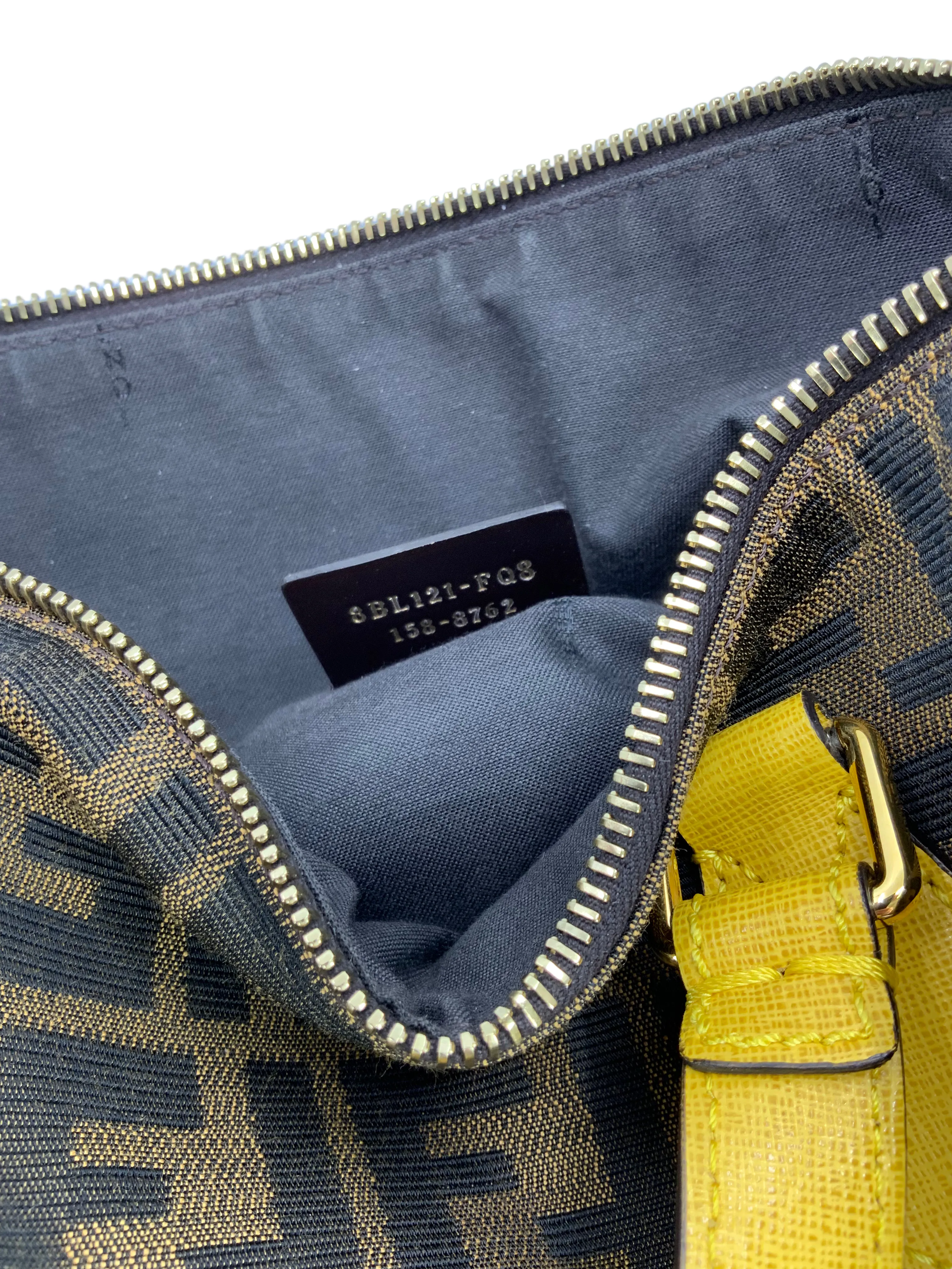 FENDI Zucca Canvas Chef Boston Bag