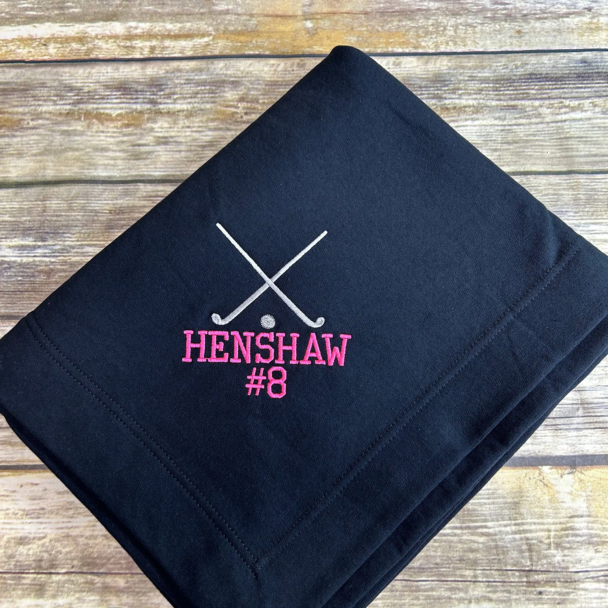 Field Hockey Team Personalized Stadium Blanket