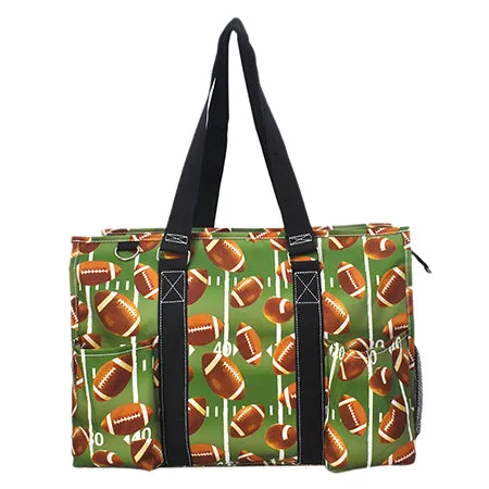 Football Life NGIL Zippered Caddy Large Organizer Tote Bag