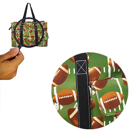 Football Life NGIL Zippered Caddy Large Organizer Tote Bag