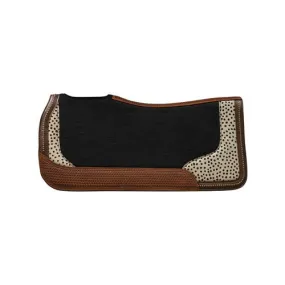 Fort Worth Basket Weave Felt Saddle Pad - Dot Print