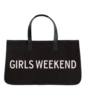 Girls Weekend Tote Bag - Black