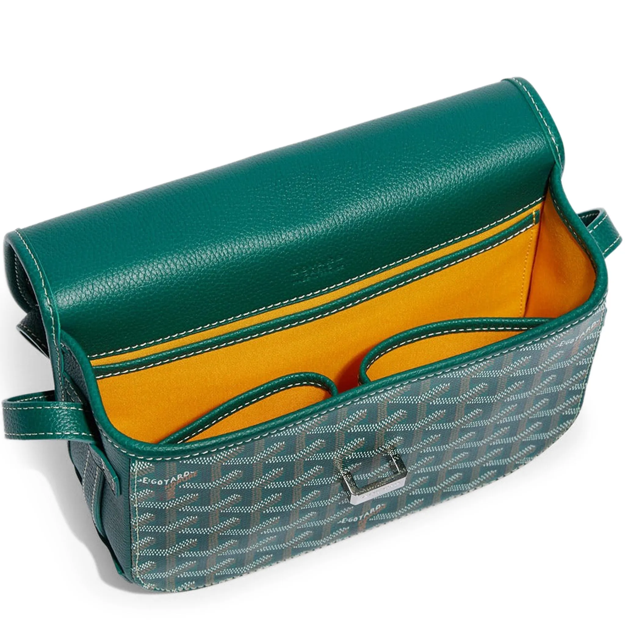 Goyard Goyardine Belvedere II Green PM Messenger Bag