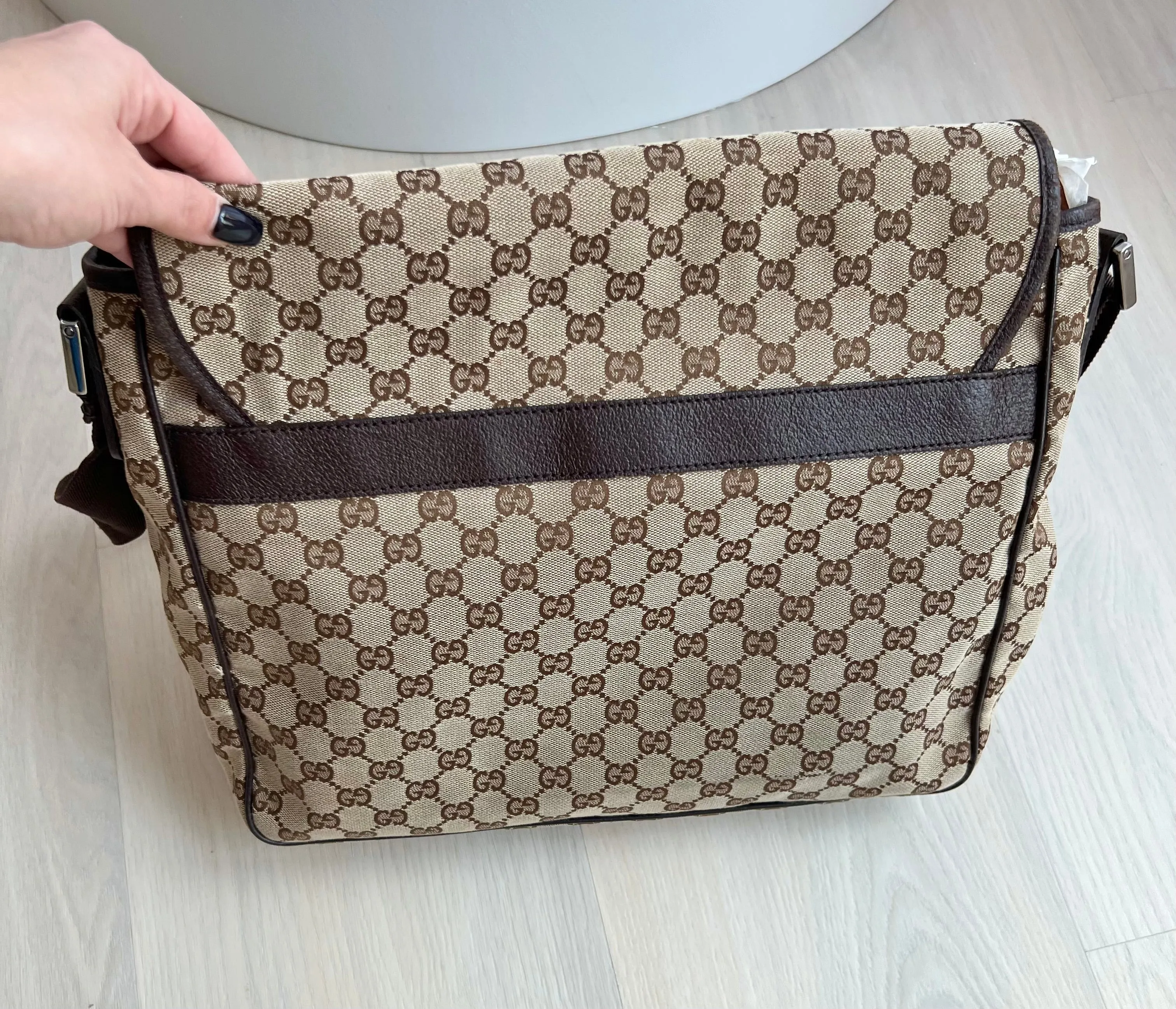 Gucci GG monogram messenger bag