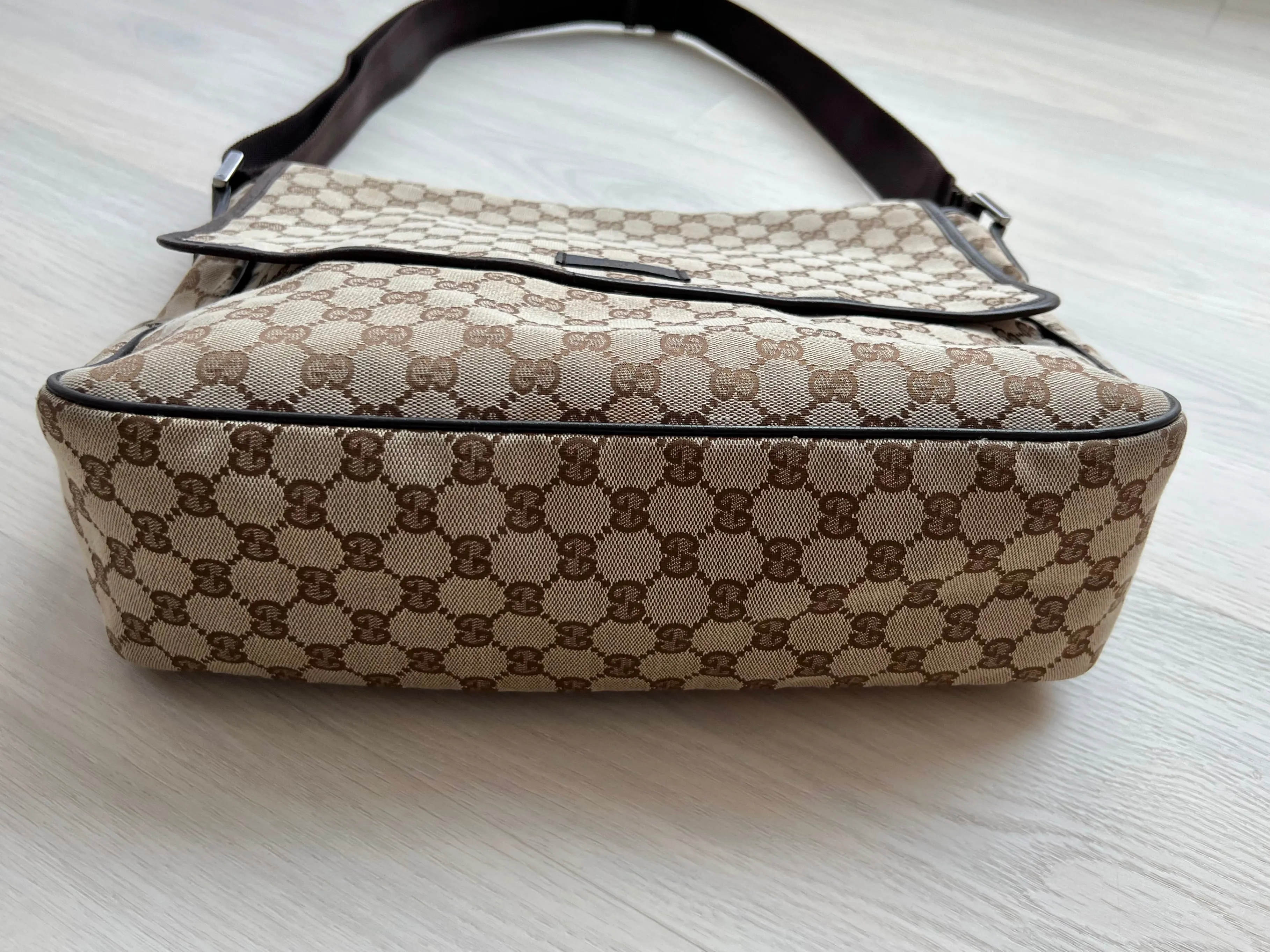 Gucci GG monogram messenger bag