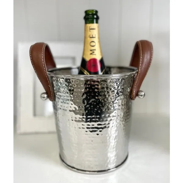 Hammer Wine Bucket with Leather Handle