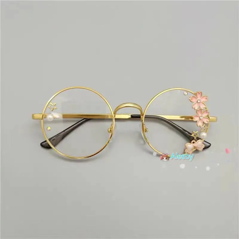 HARAJUKU LOLITA COS ROUND FRAME GLASSES BY12005