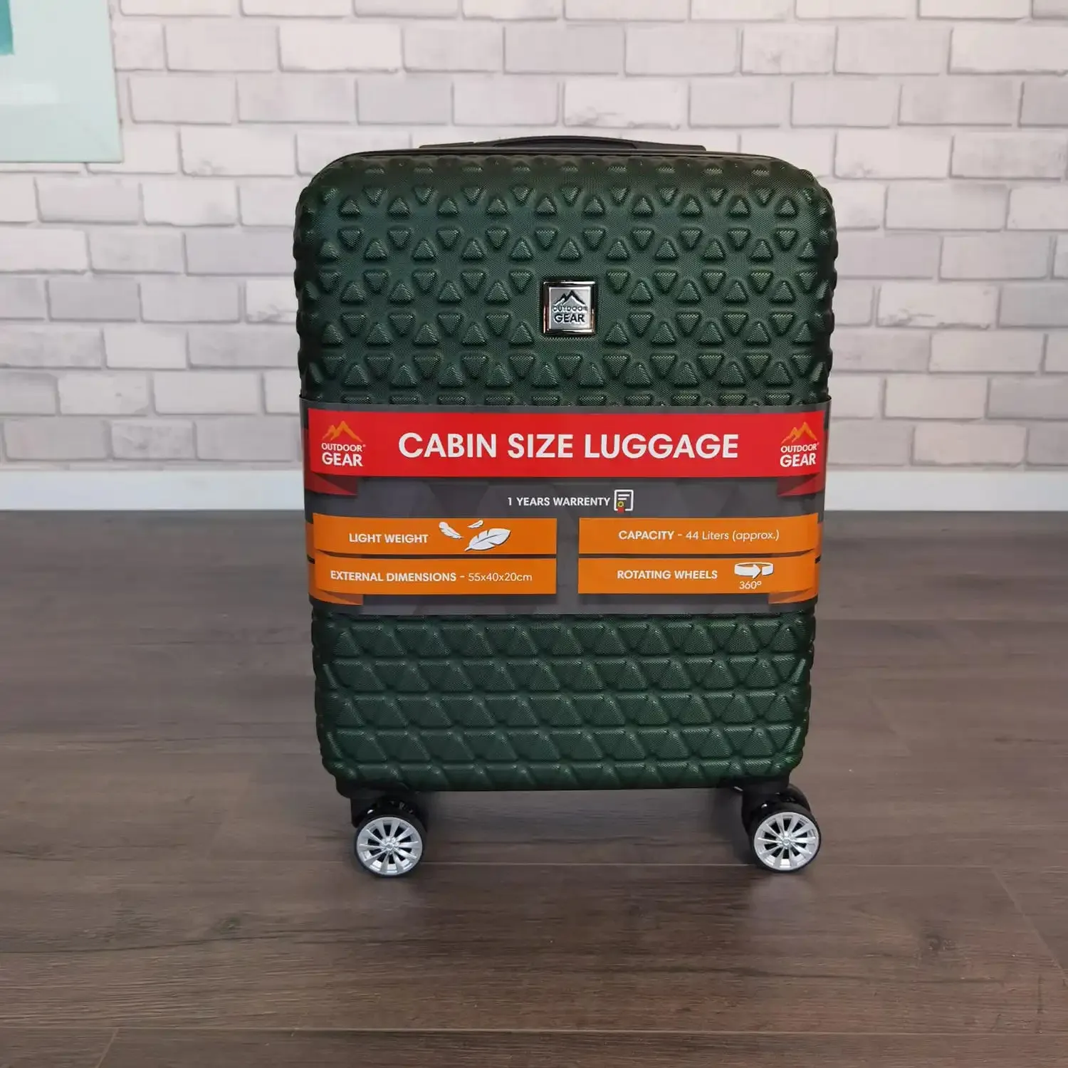 Hard Shell Cabin Case - Green