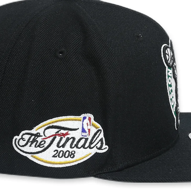 [HHSS2976-BCEYYPPPBLC] Boston Celtics The Final Black Men's Snapback