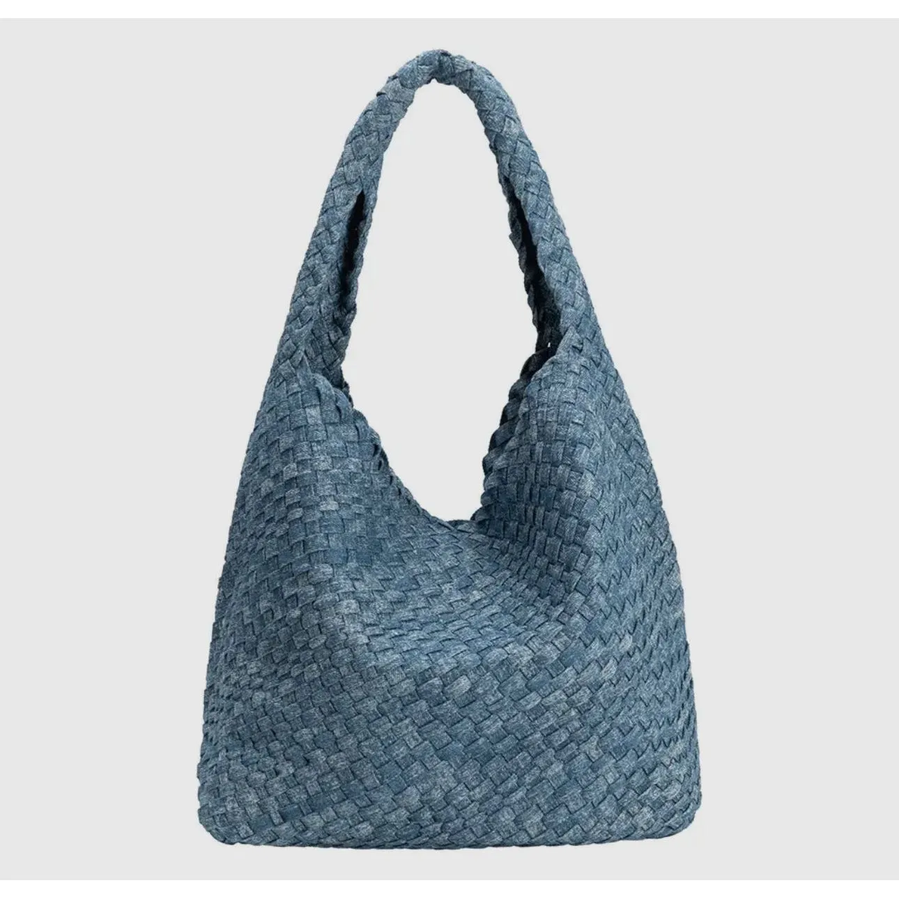 Johanna Denim Recycled Vegan Shoulder Bag