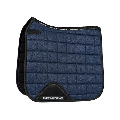 Kwik-Dry Glitter Dressage Pad-Navy