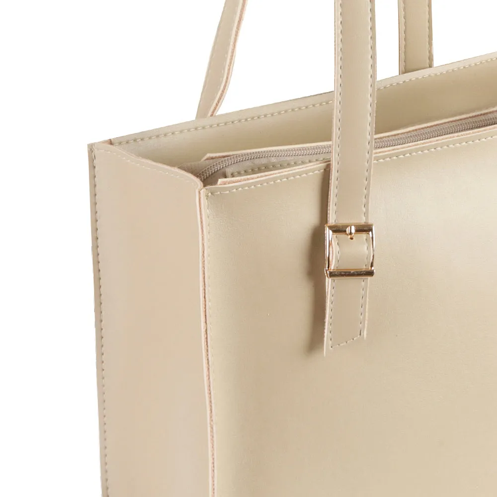 LILLY BEIGE TOTE BAG