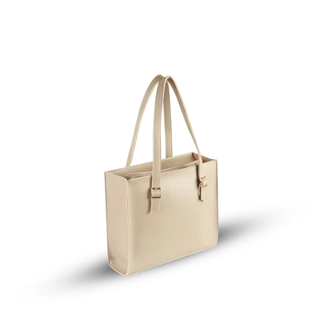 LILLY BEIGE TOTE BAG