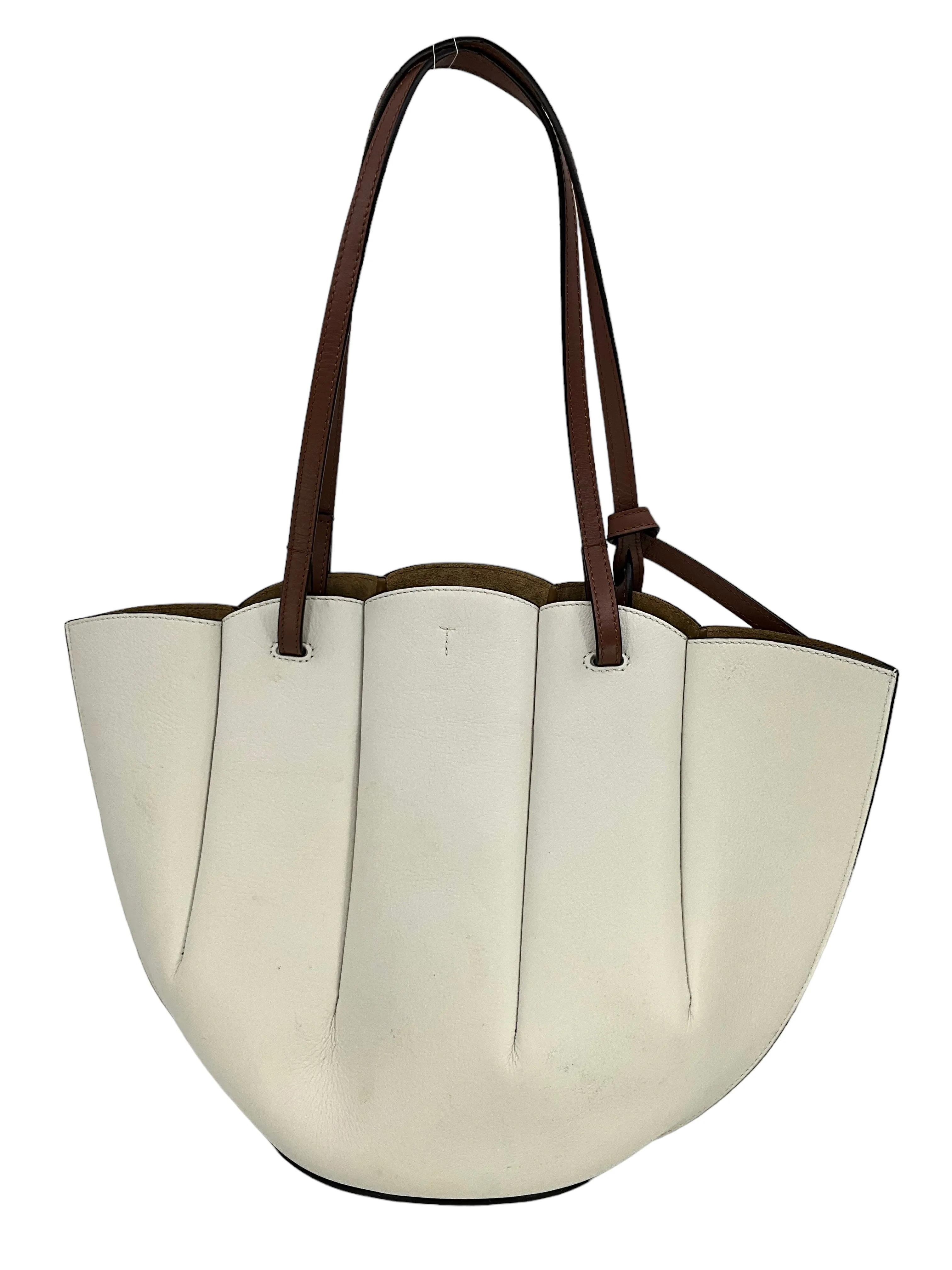 LOEWE Shell Small Leather Tote Bag