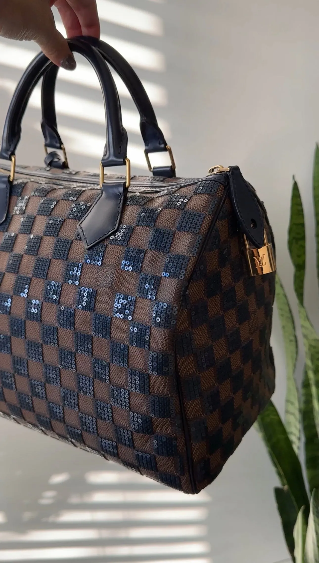 Louis Vuitton Prefall 2013 Speedy 30 Damier Paillettes Canvas Boston Bag